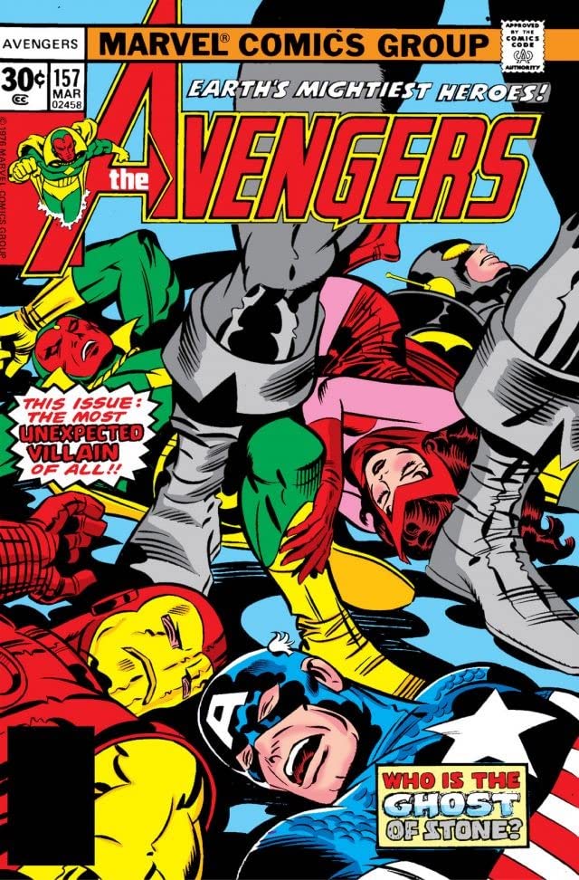 The Avengers #157 cover