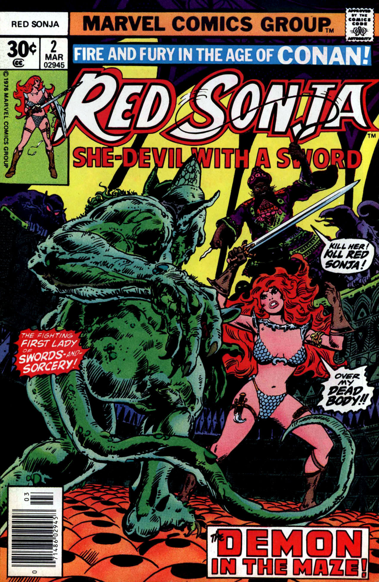 Red Sonja #2 cover