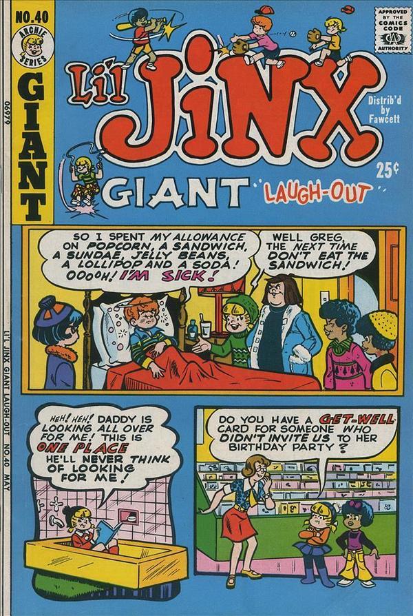 Li'l Jinx Giant Laughout #40 cover