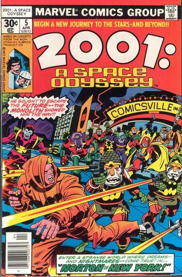2001, A Space Odyssey #5 cover
