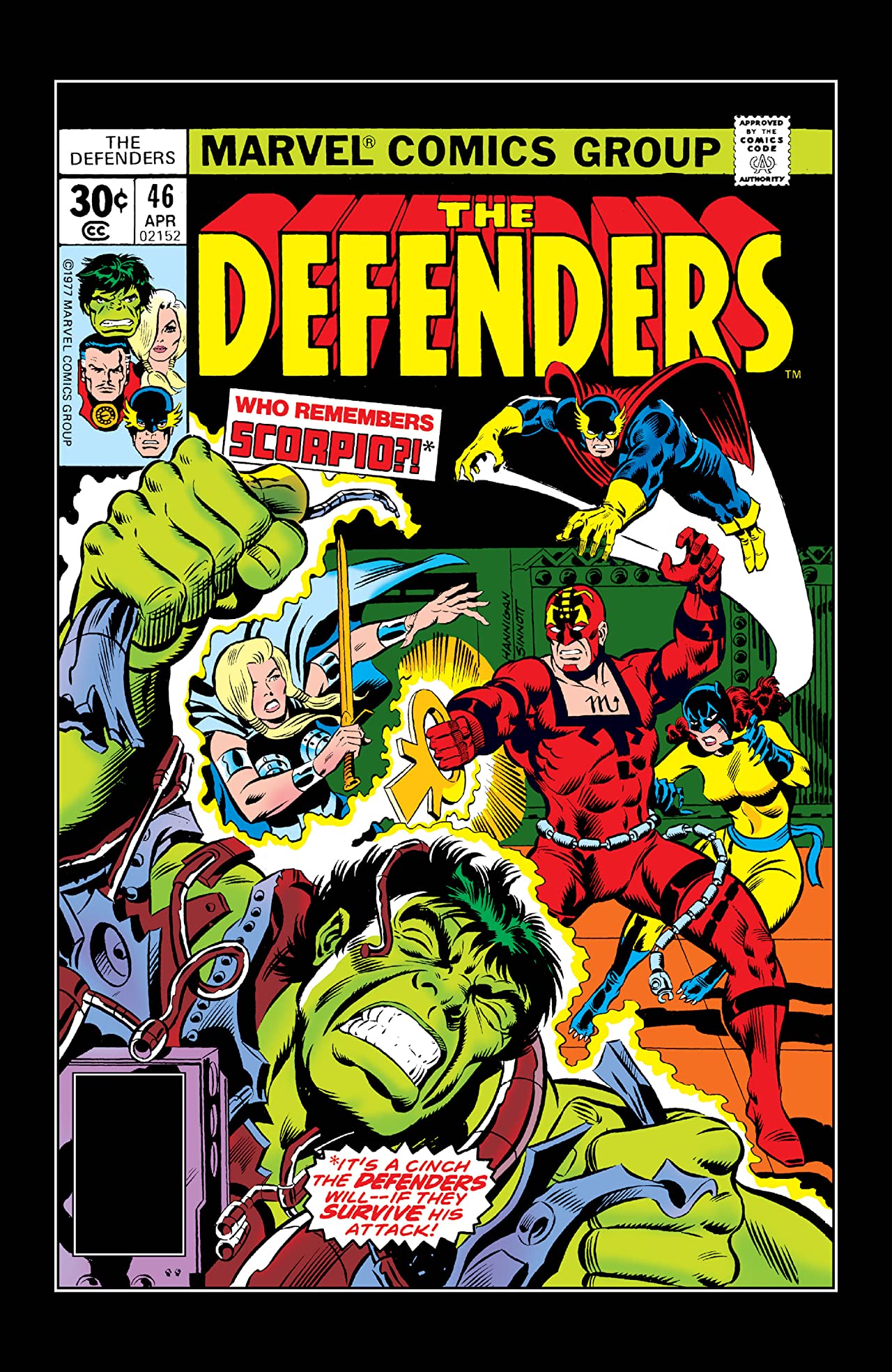 The Defenders #46 cover