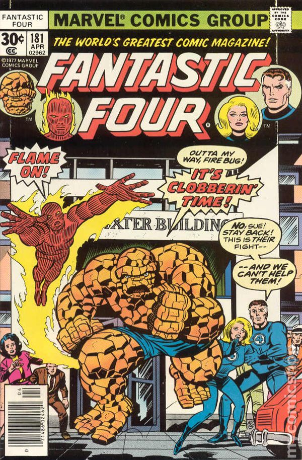 Fantastic Four #181 cover