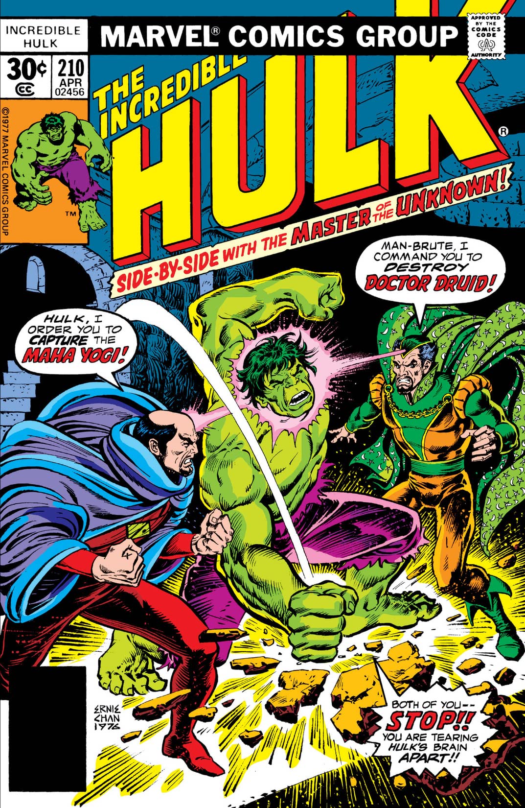 The Incredible Hulk #210 cover