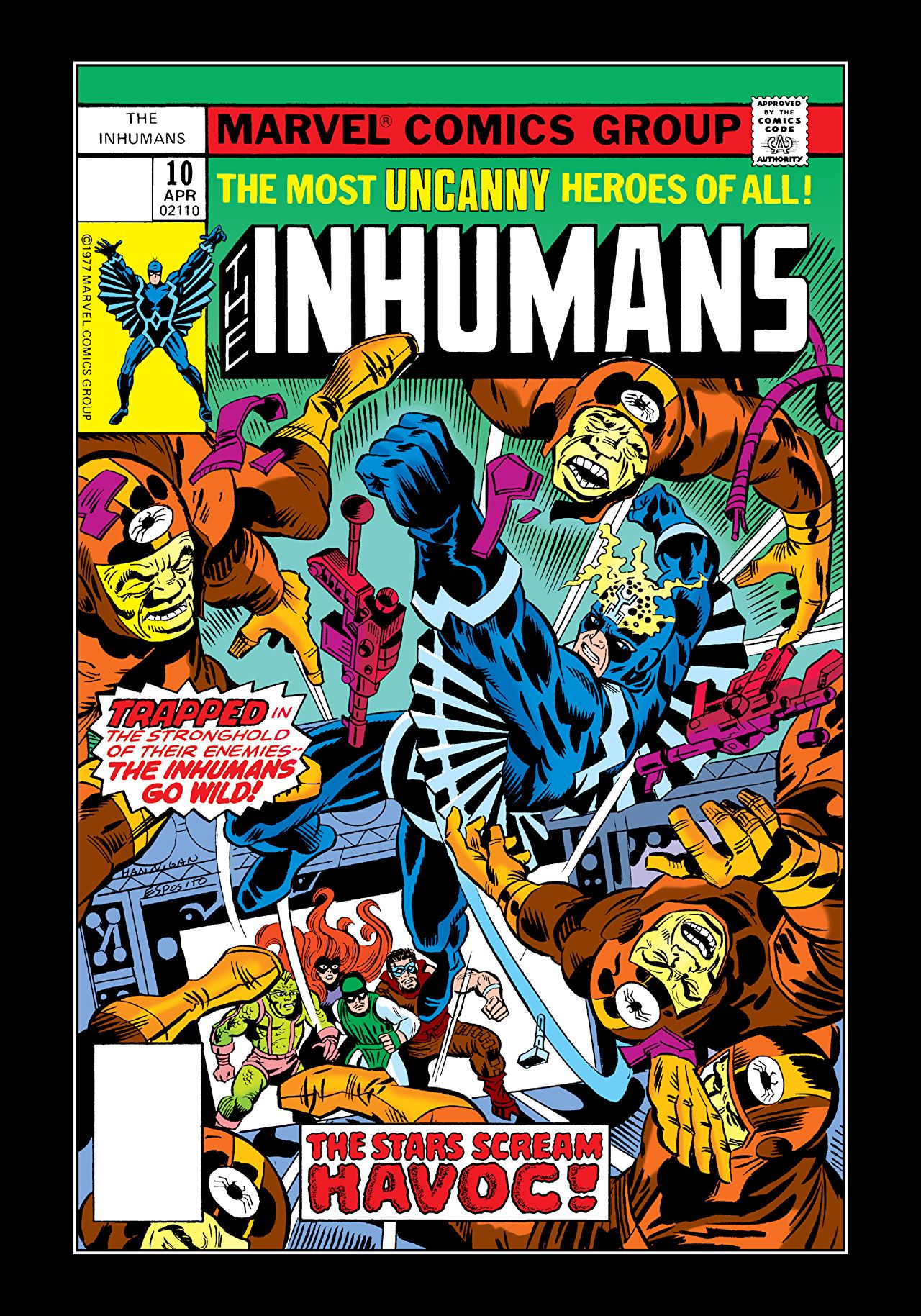 The Inhumans #10 cover