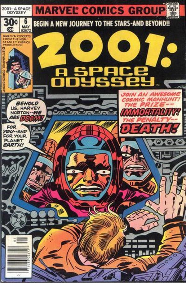 2001, A Space Odyssey #6 cover