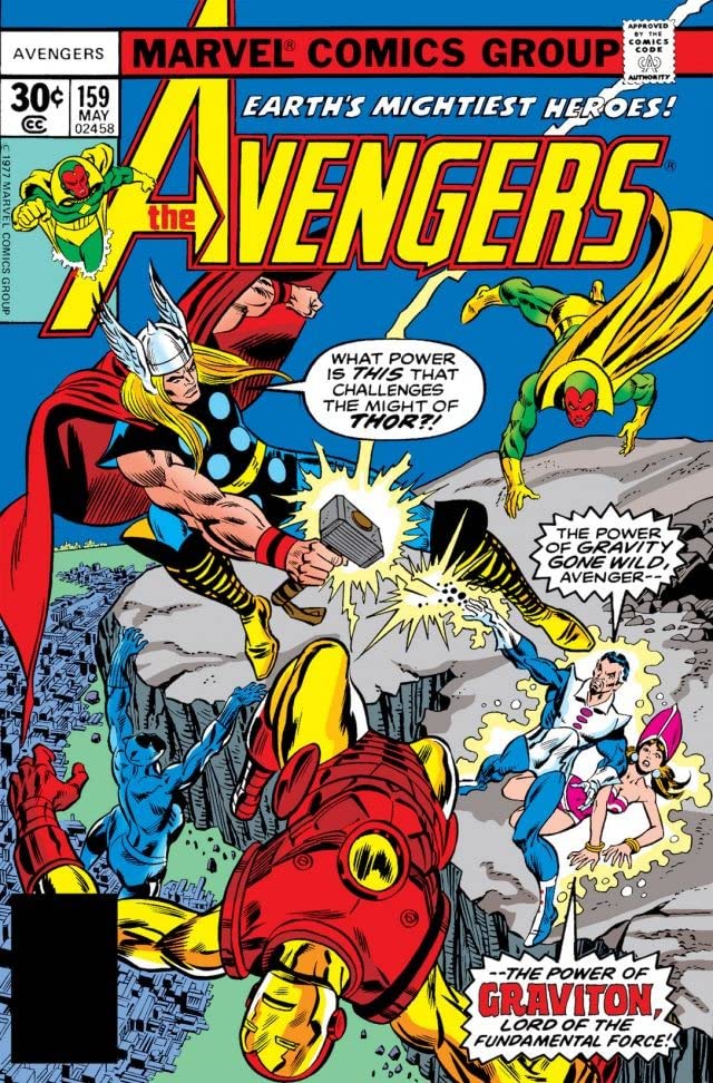 The Avengers #159 cover