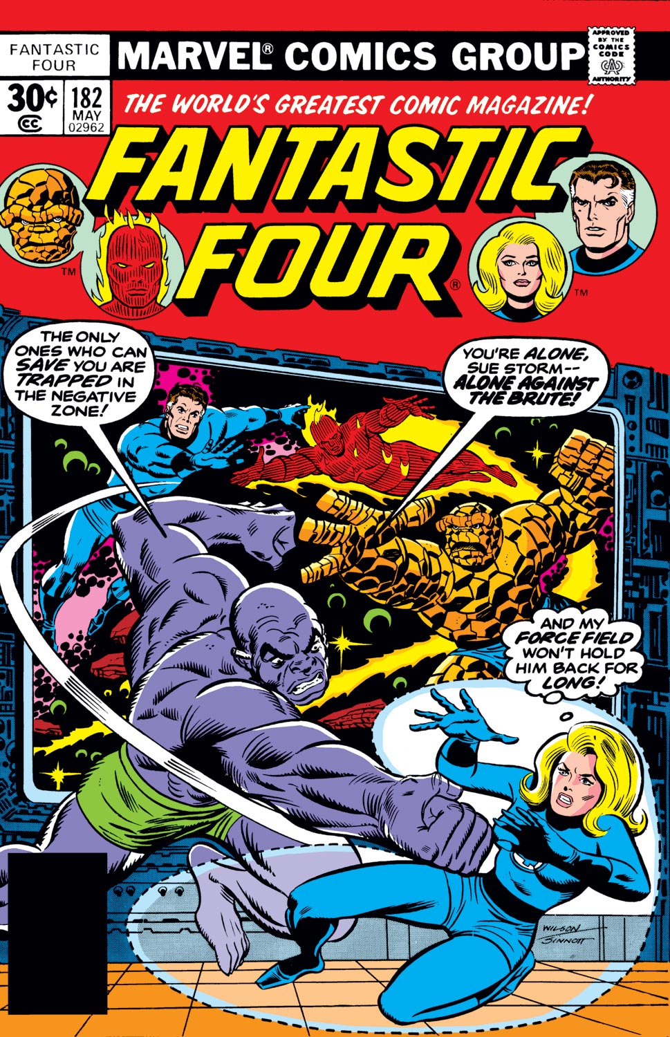 Fantastic Four #182 cover