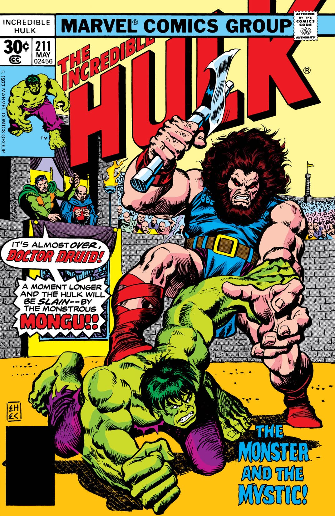 The Incredible Hulk #211 cover
