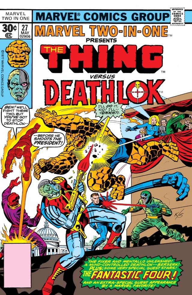 Marvel Two-in-One #27 cover