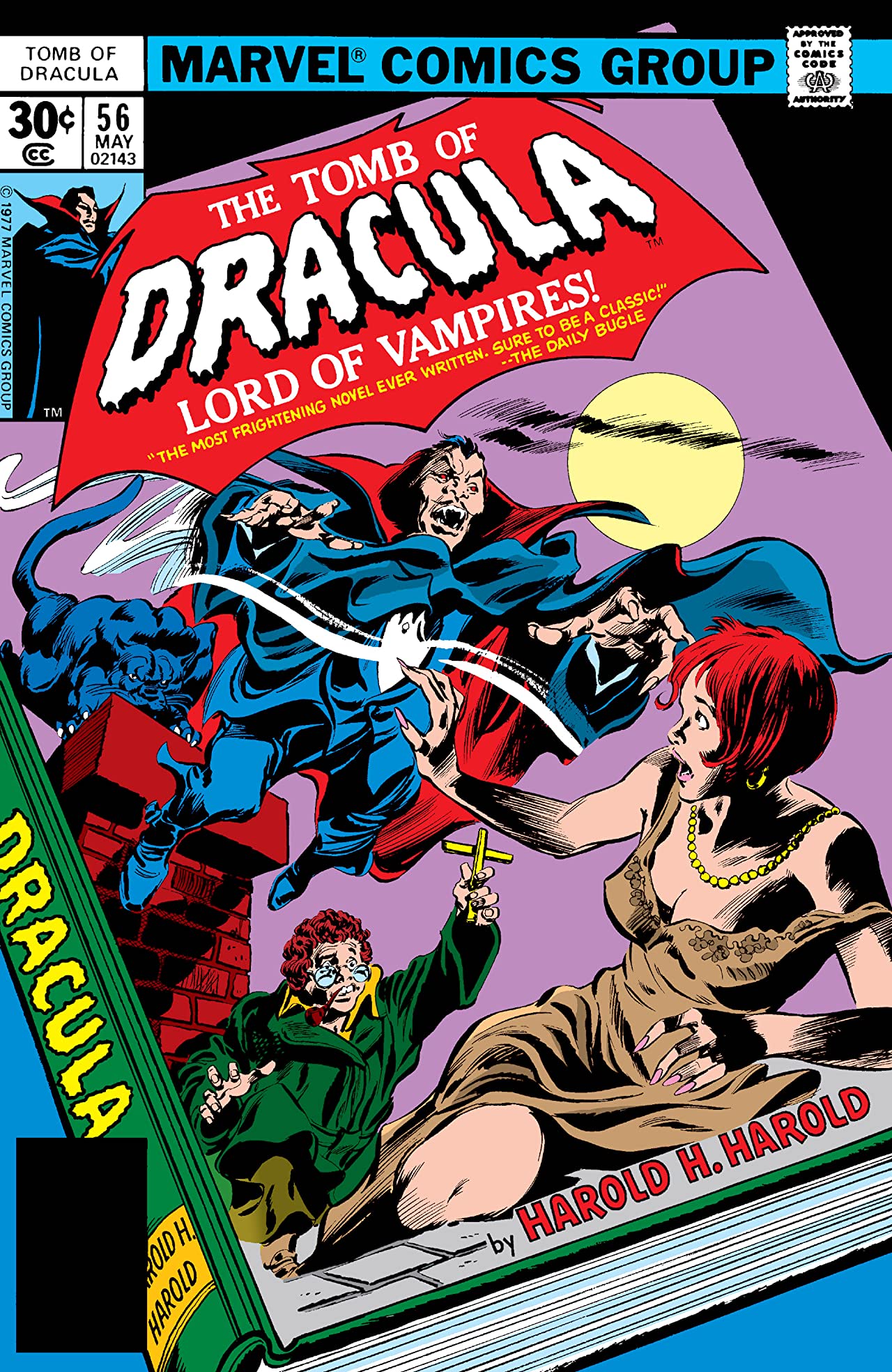 Tomb of Dracula #56 cover