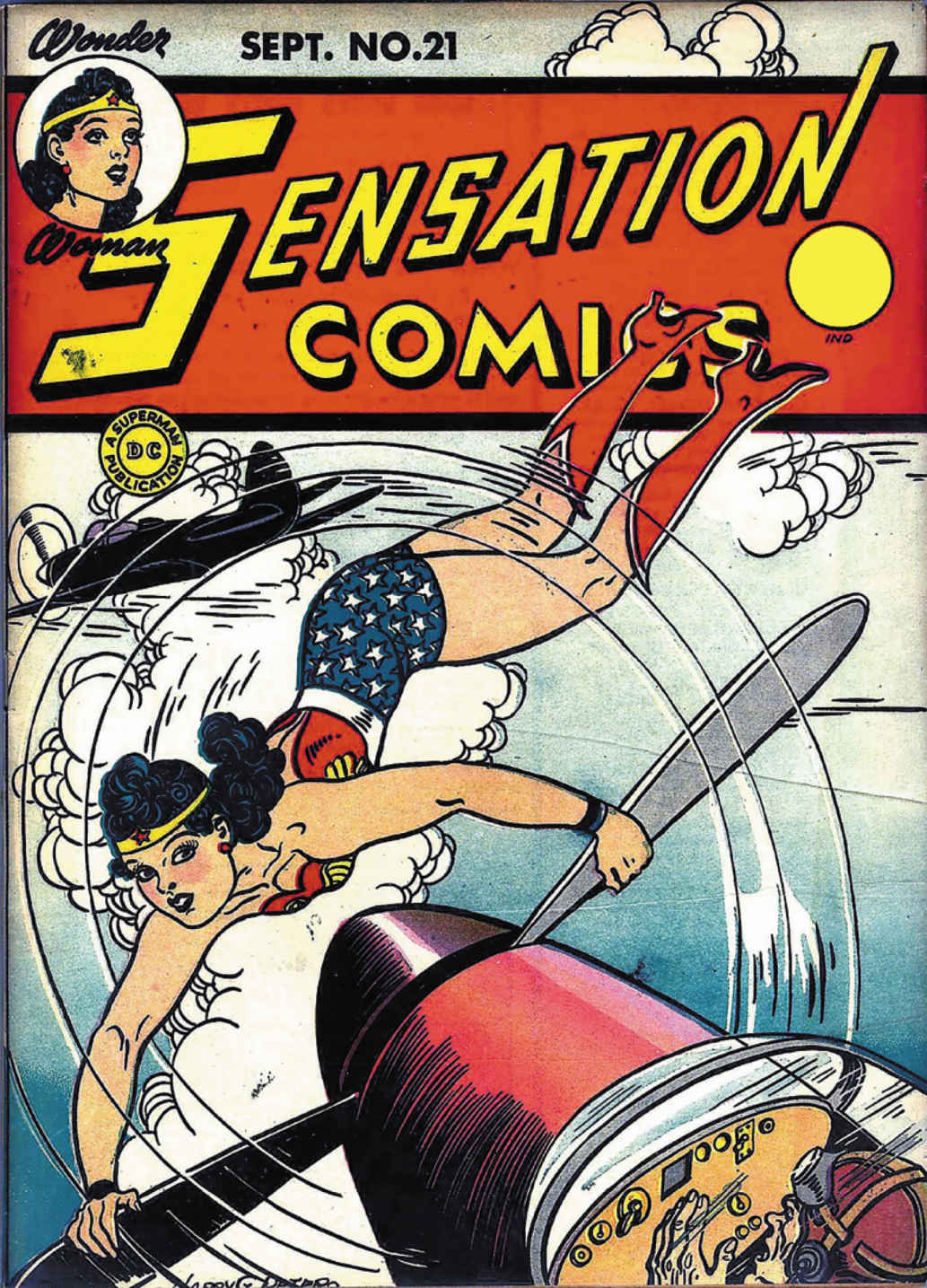 Sensation Comics #21 cover