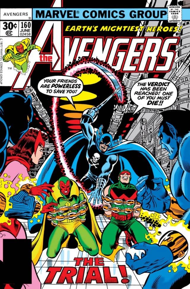 The Avengers #160 cover