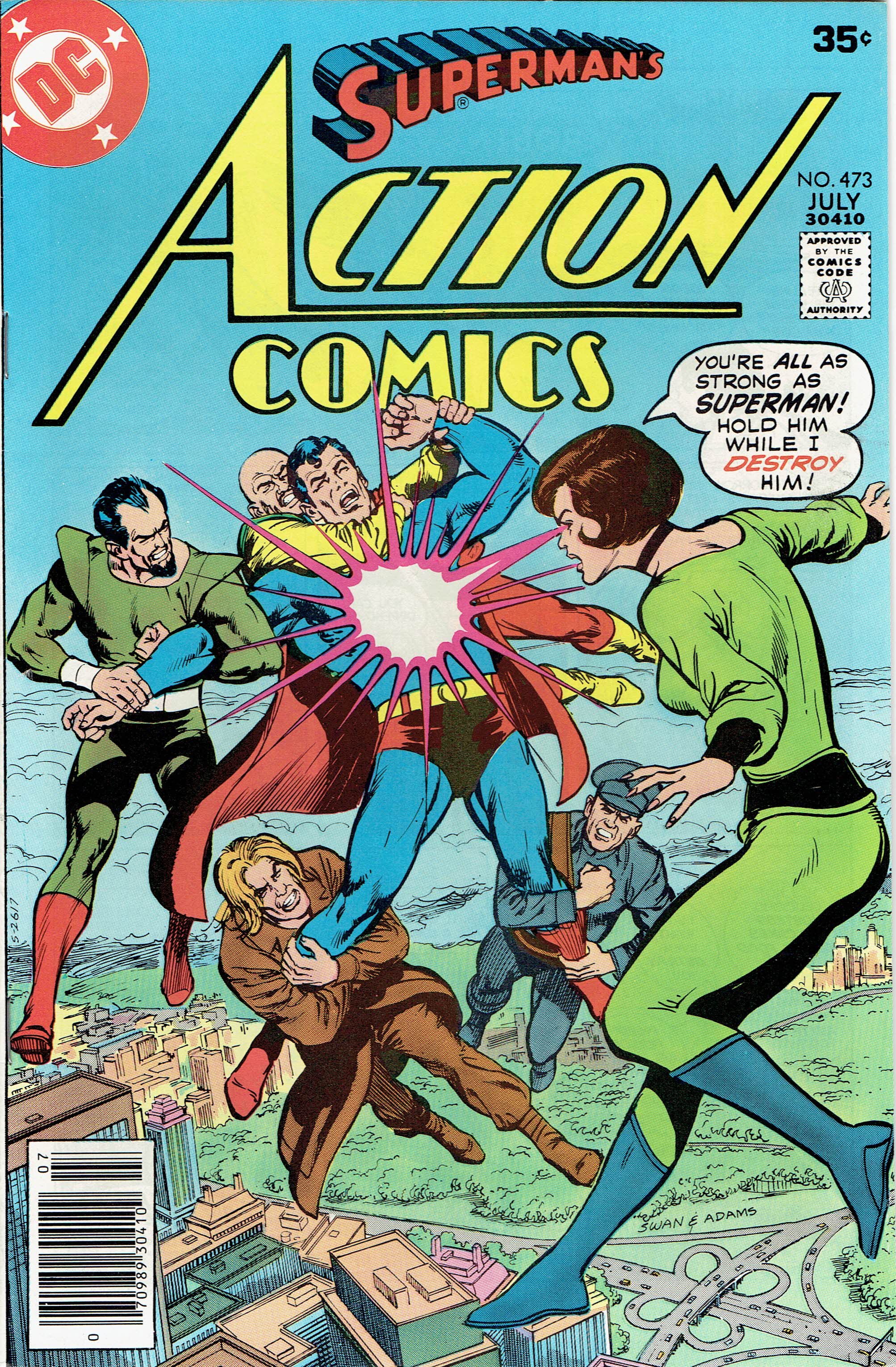 Action Comics #473 cover