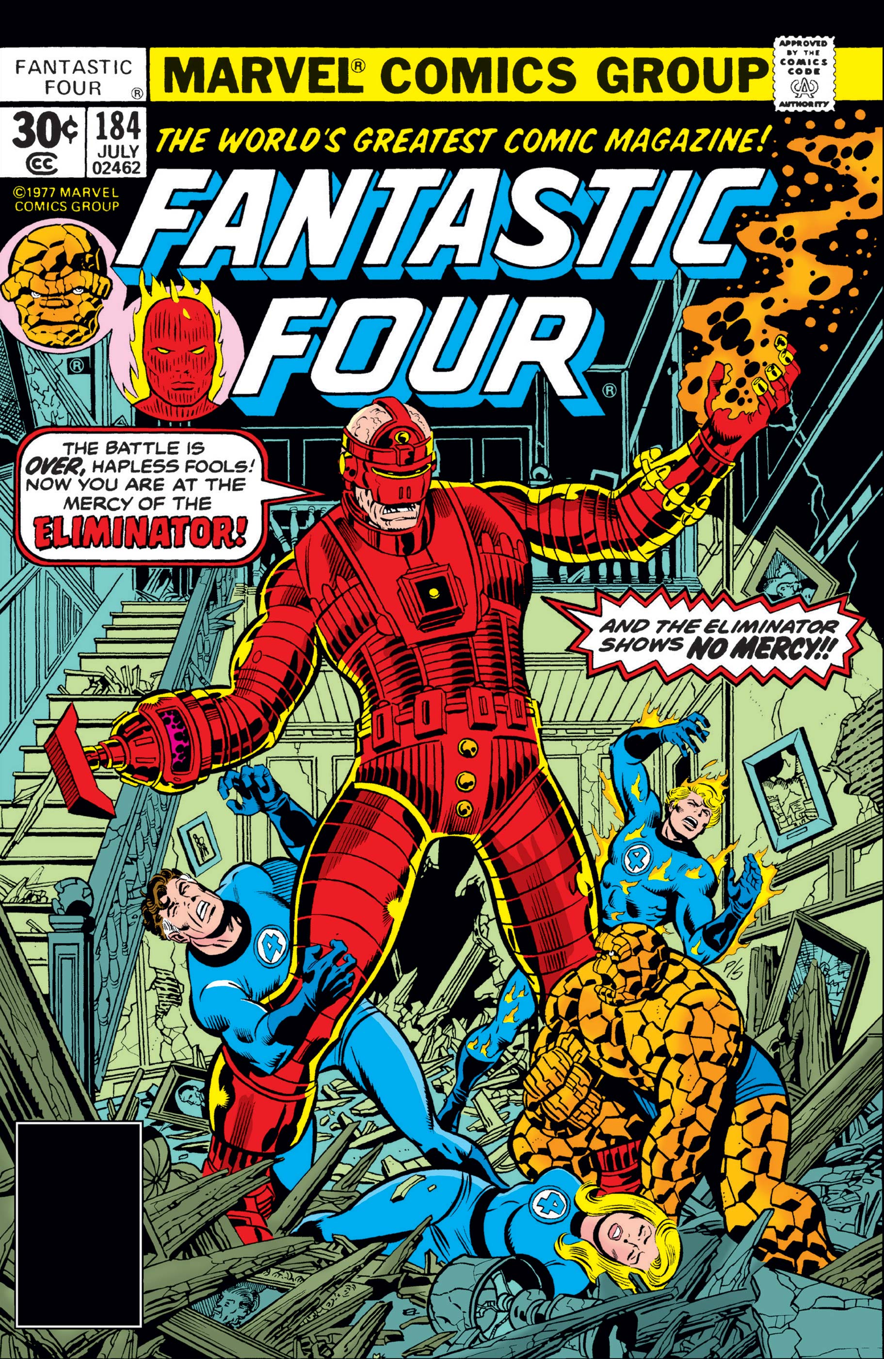 Fantastic Four #184 cover