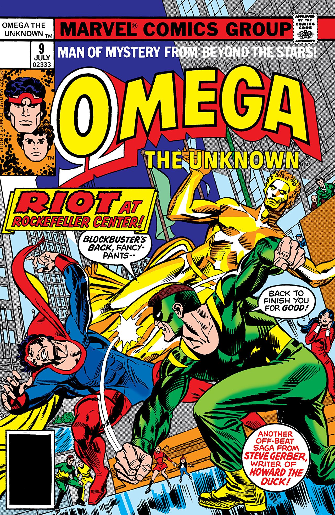 Omega the Unknown #9 cover