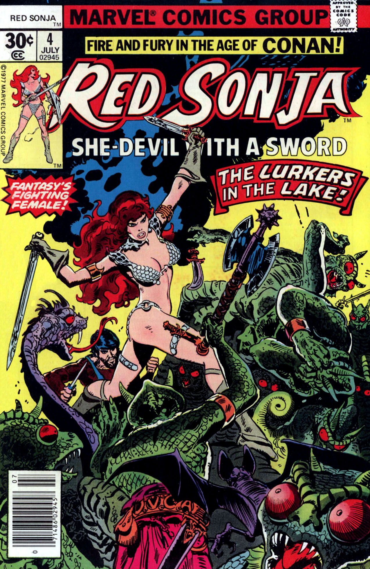 Red Sonja #4 cover