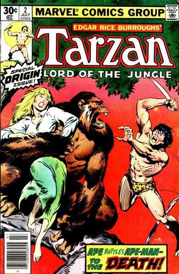 Tarzan #2 cover