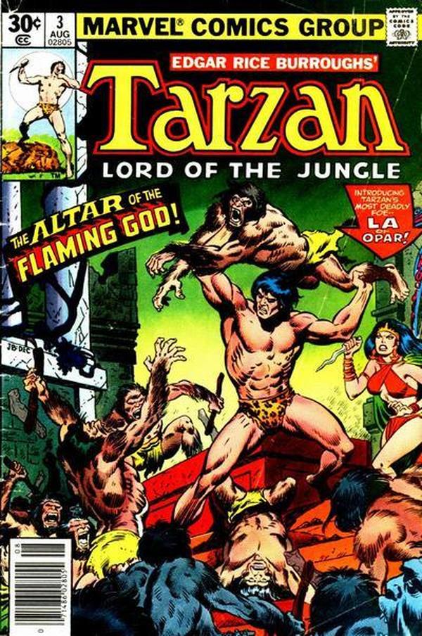 Tarzan #3 cover