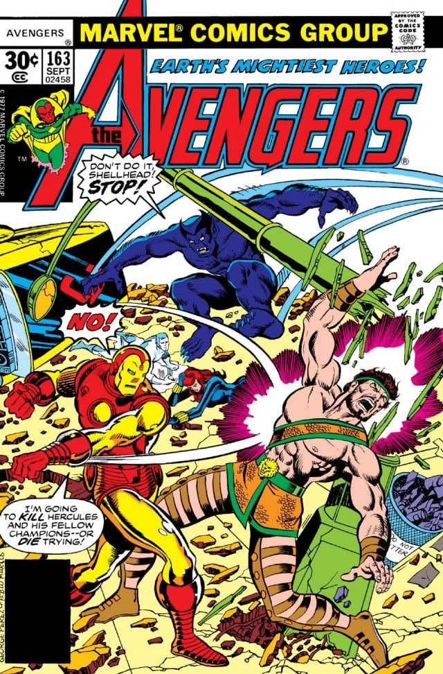 The Avengers #163 cover