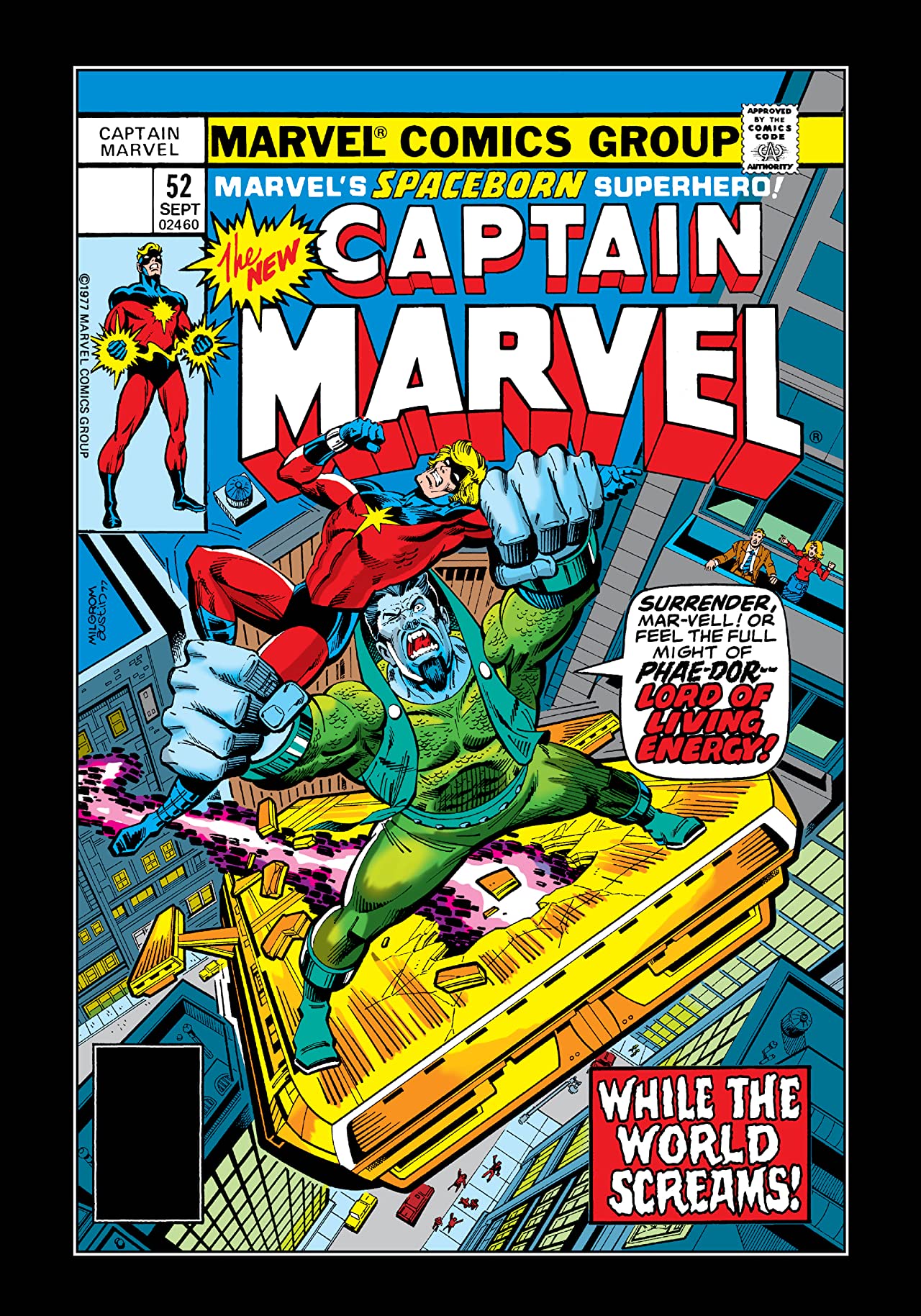Captain Marvel #52 cover