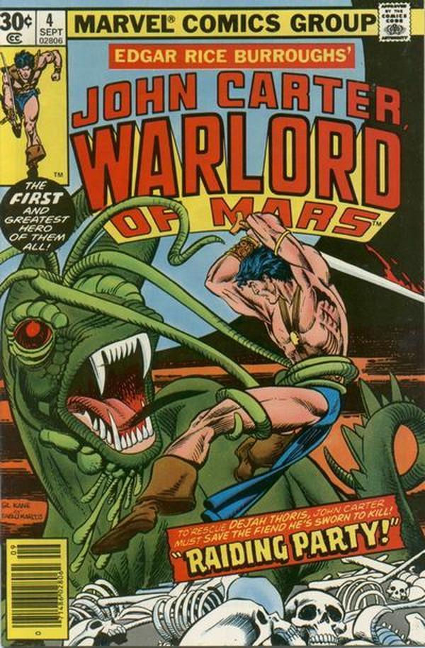 John Carter, Warlord of Mars #4 cover