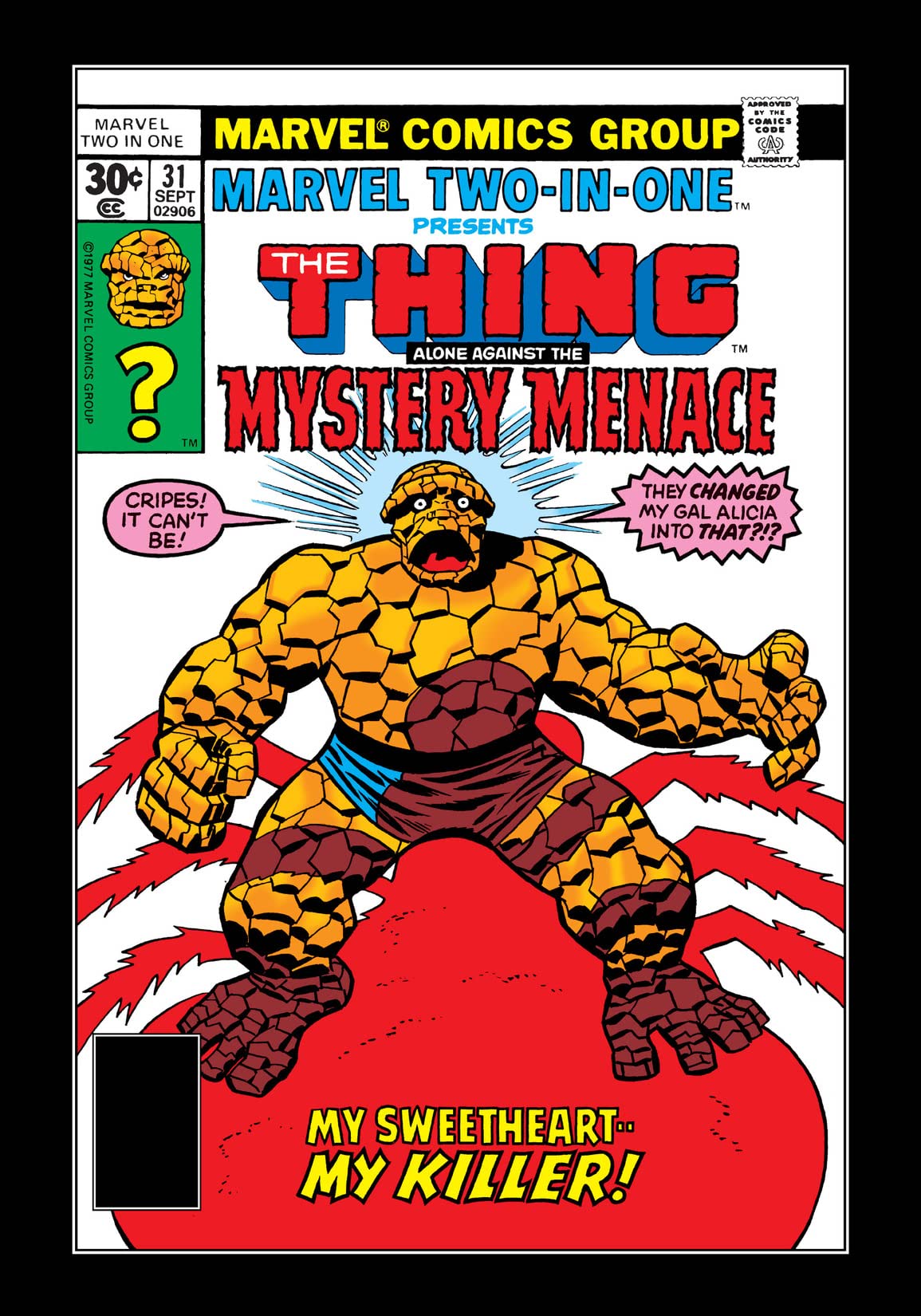 Marvel Two-in-One #31 cover