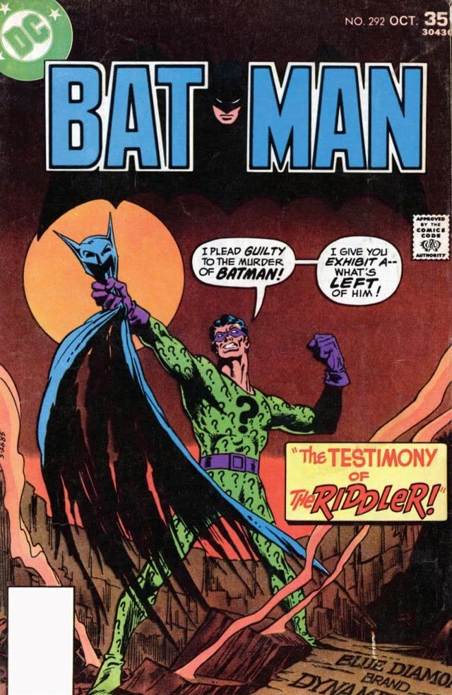 Batman #292 cover