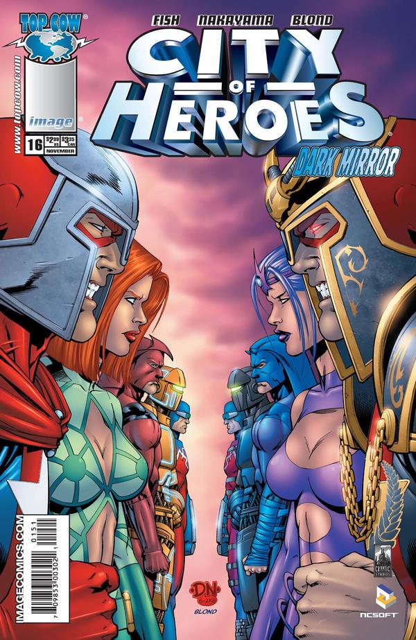 City of Heroes #16 cover