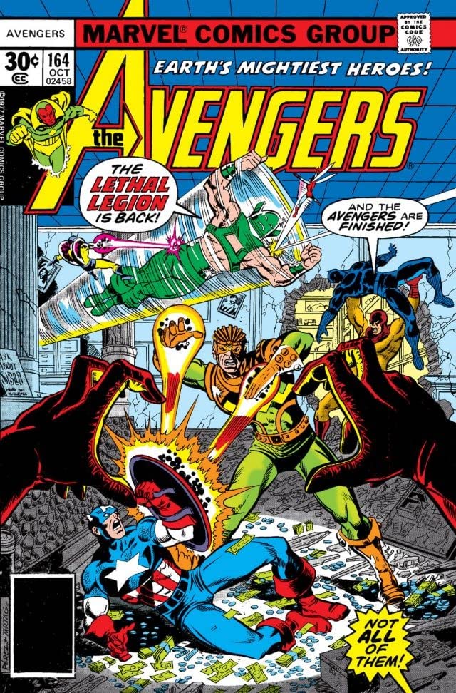 The Avengers #164 cover
