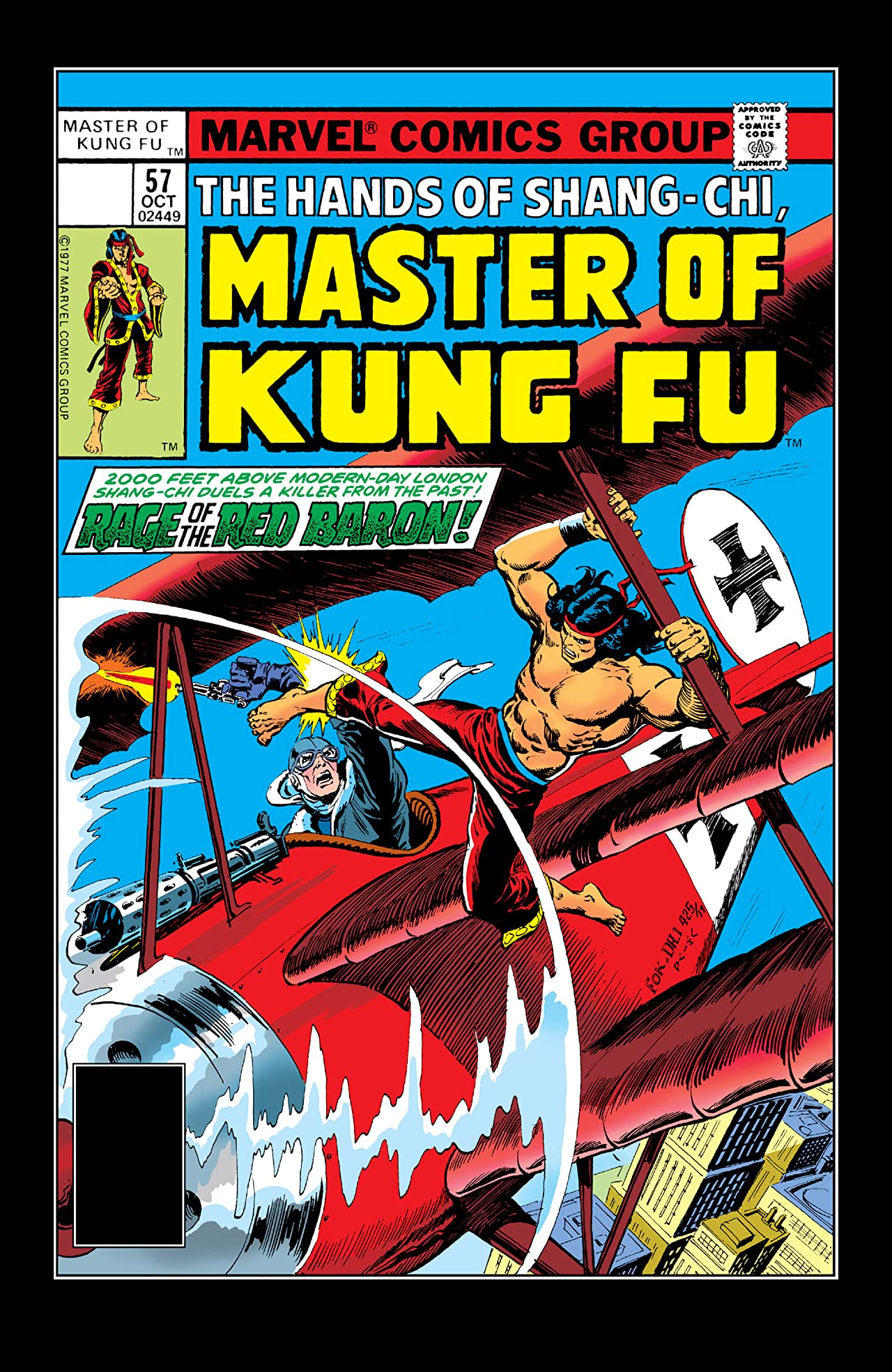 Master of Kung Fu #57 cover