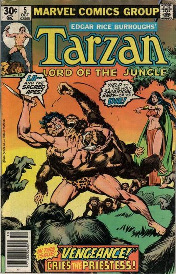 Tarzan #5 cover