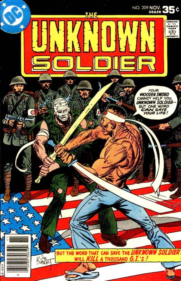 Unknown Soldier #209 cover