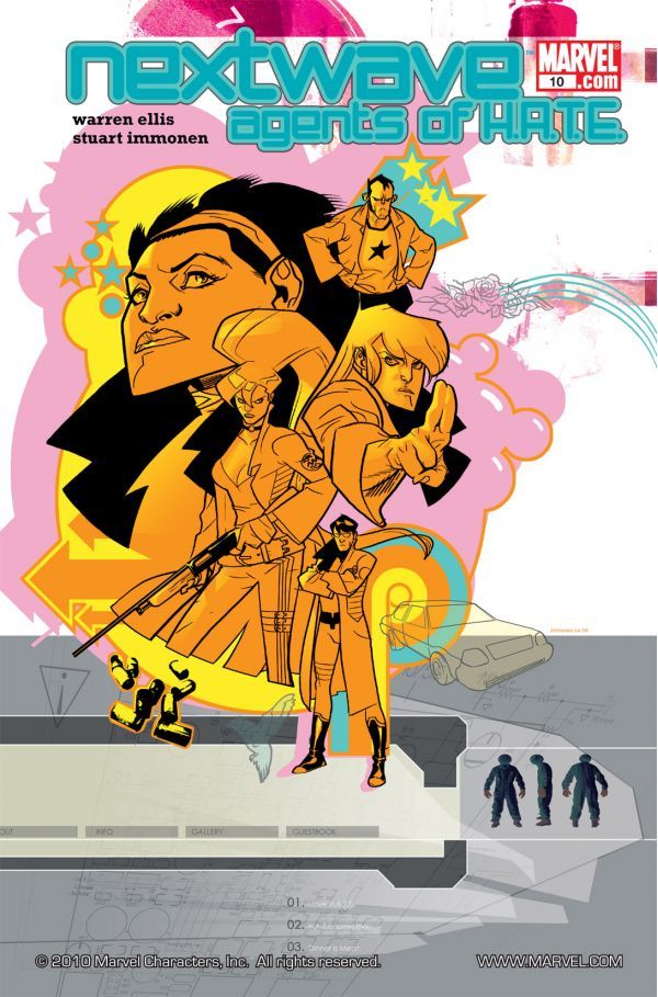 Nextwave: Agents of H.A.T.E. #10 cover