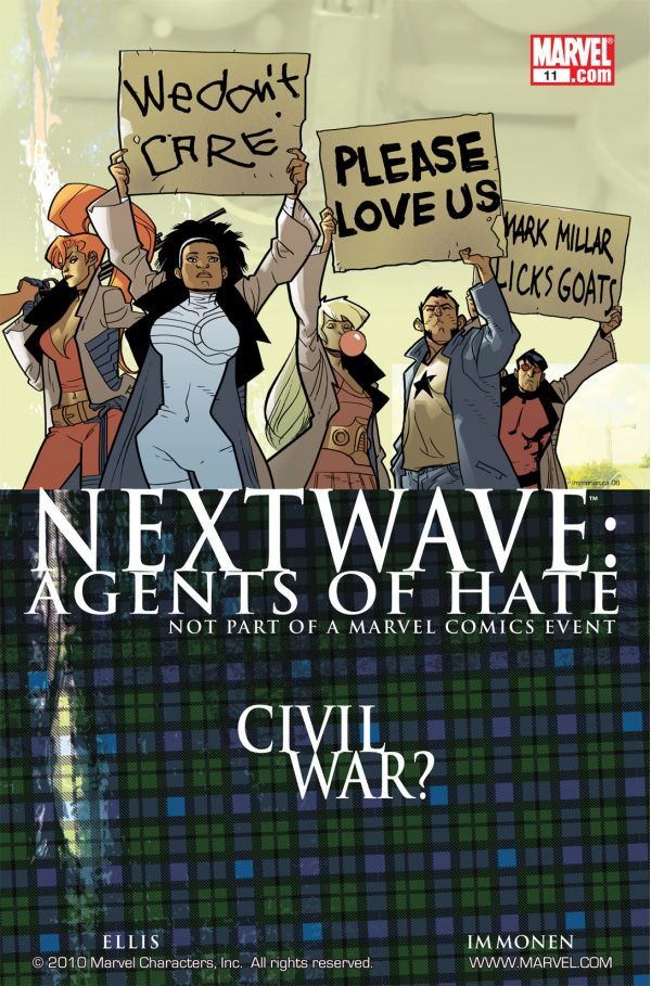 Nextwave: Agents of H.A.T.E. #11 cover