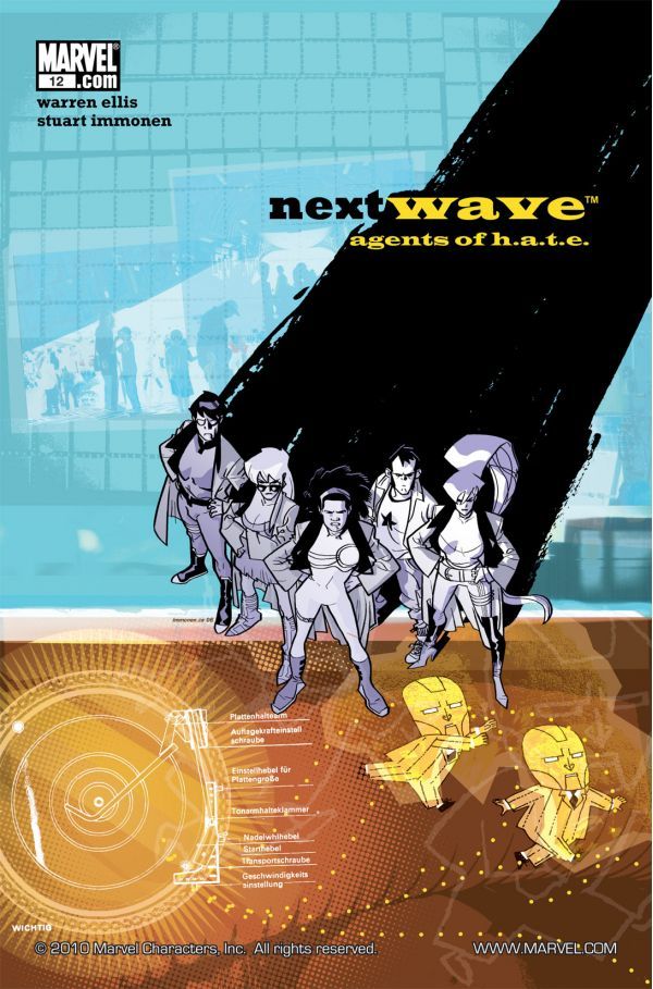 Nextwave: Agents of H.A.T.E. #12 cover