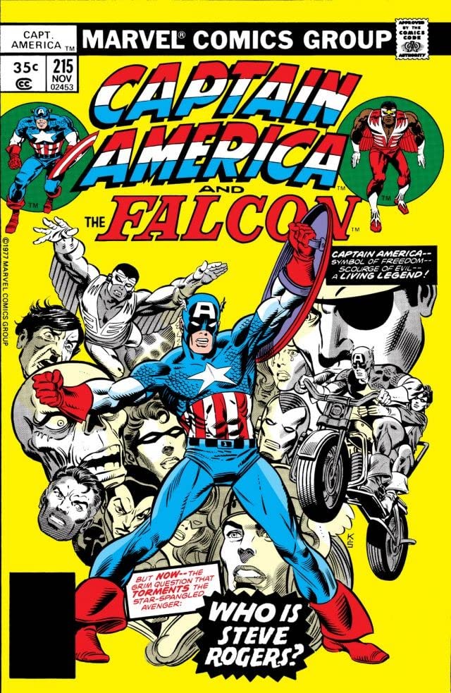 Captain America #215 cover