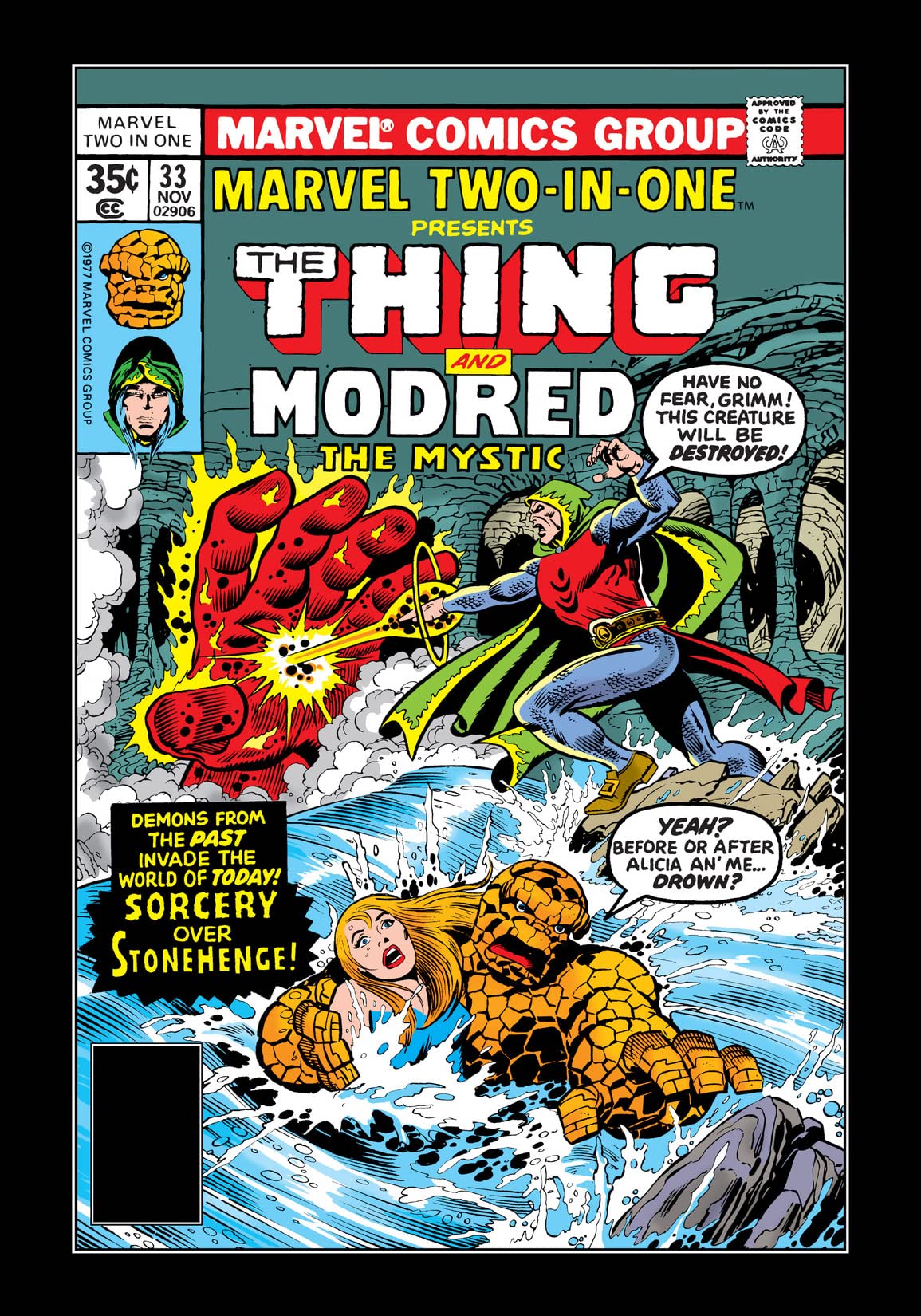 Marvel Two-in-One #33 cover