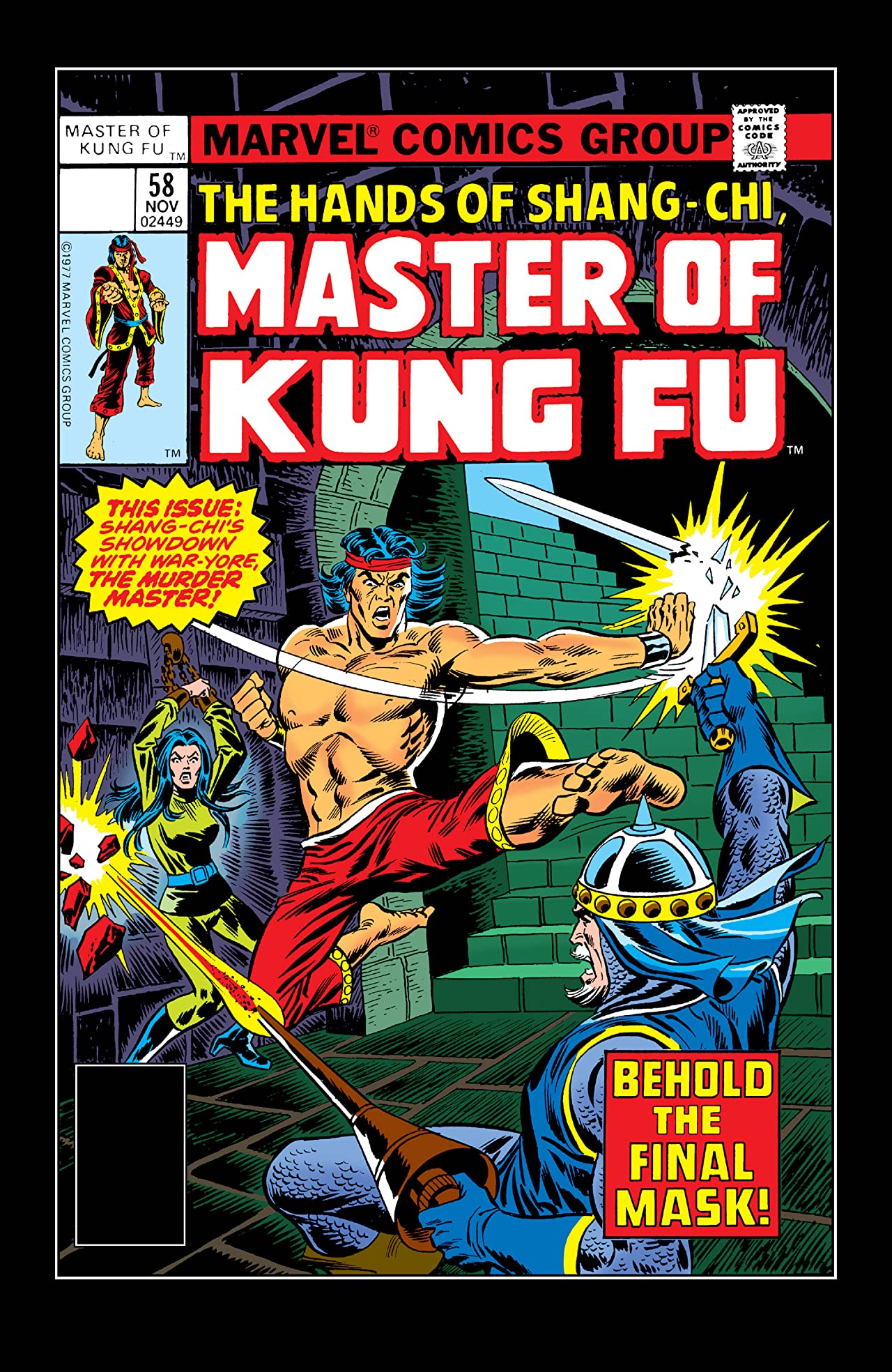 Master of Kung Fu #58 cover