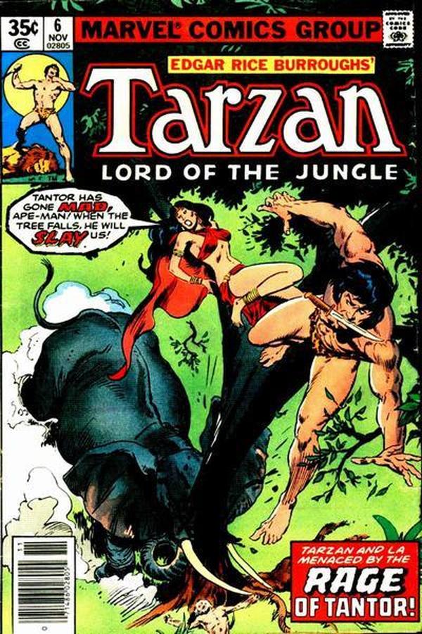 Tarzan #6 cover