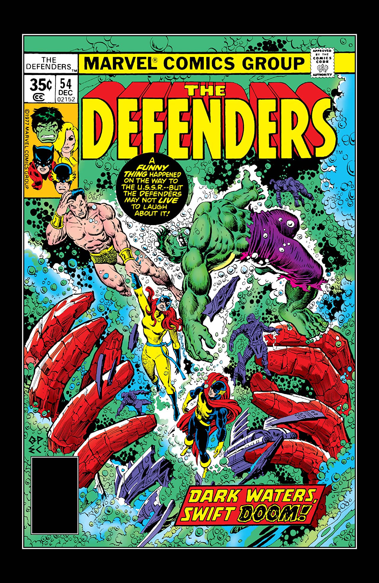 The Defenders #54 cover