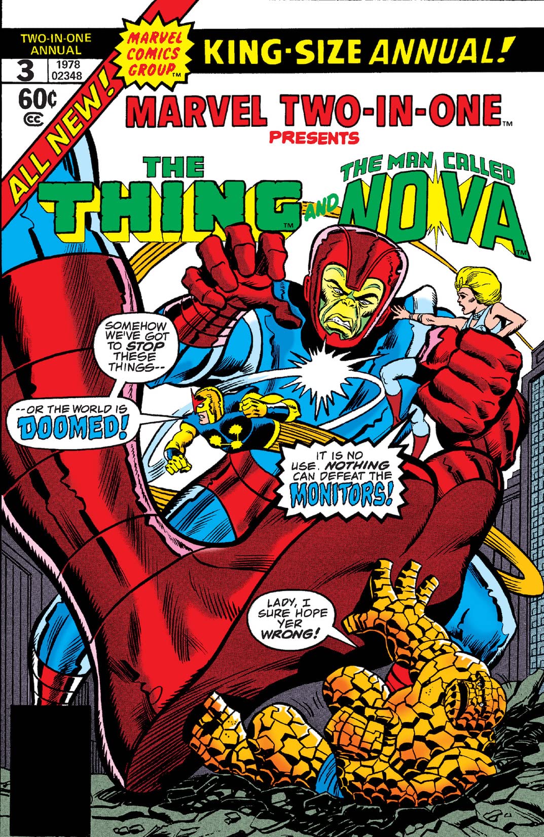 Marvel Two-in-One Annual #3 cover