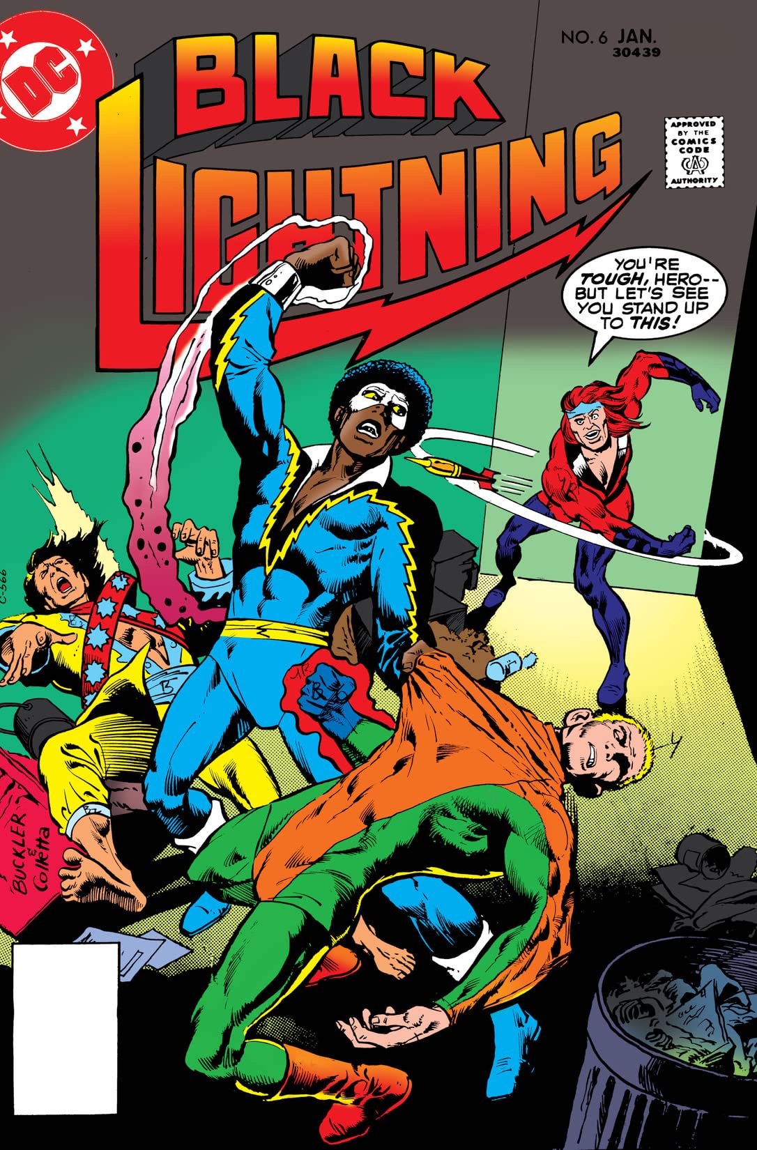 Black Lightning #6 cover