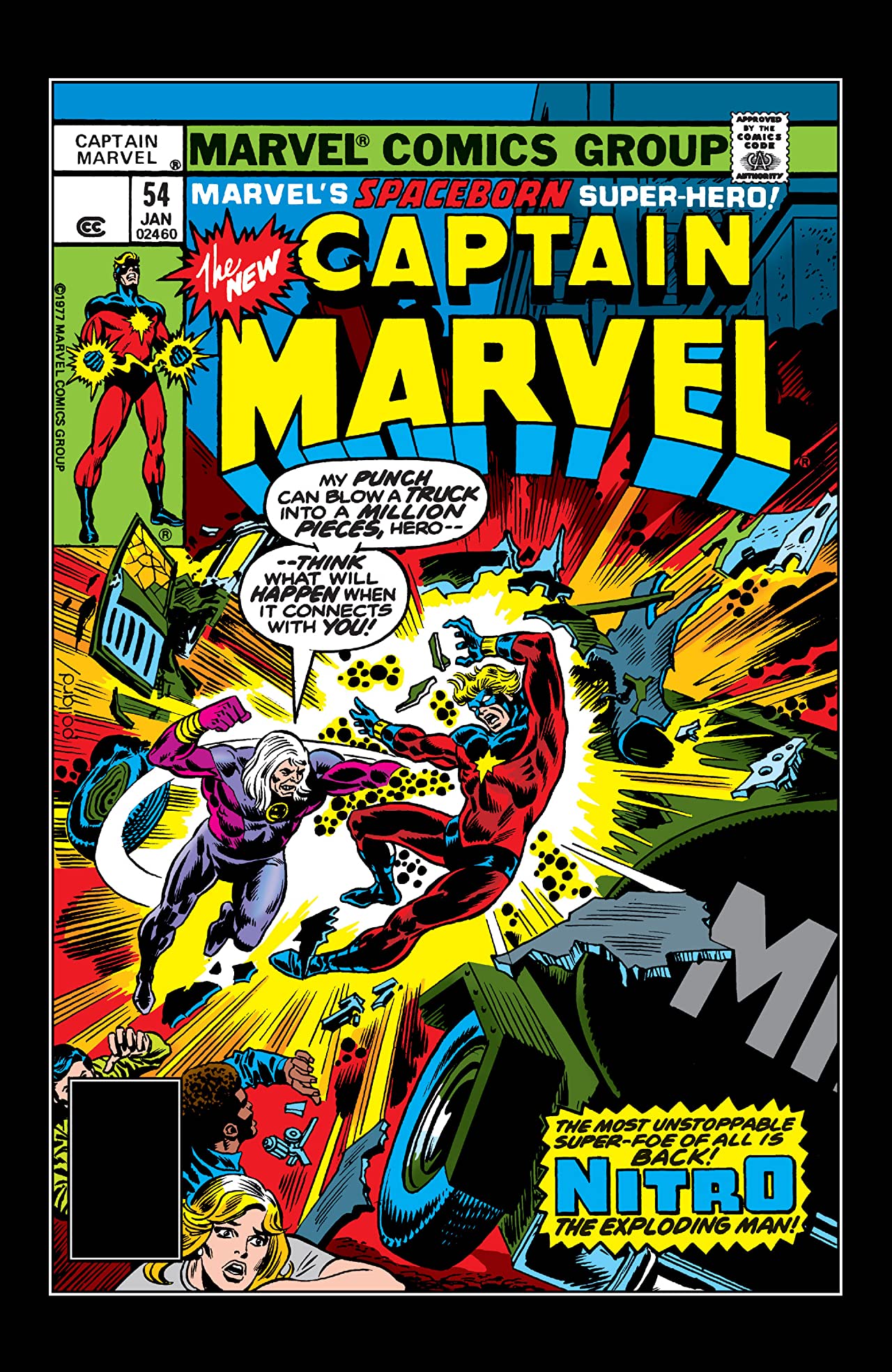 Captain Marvel #54 cover