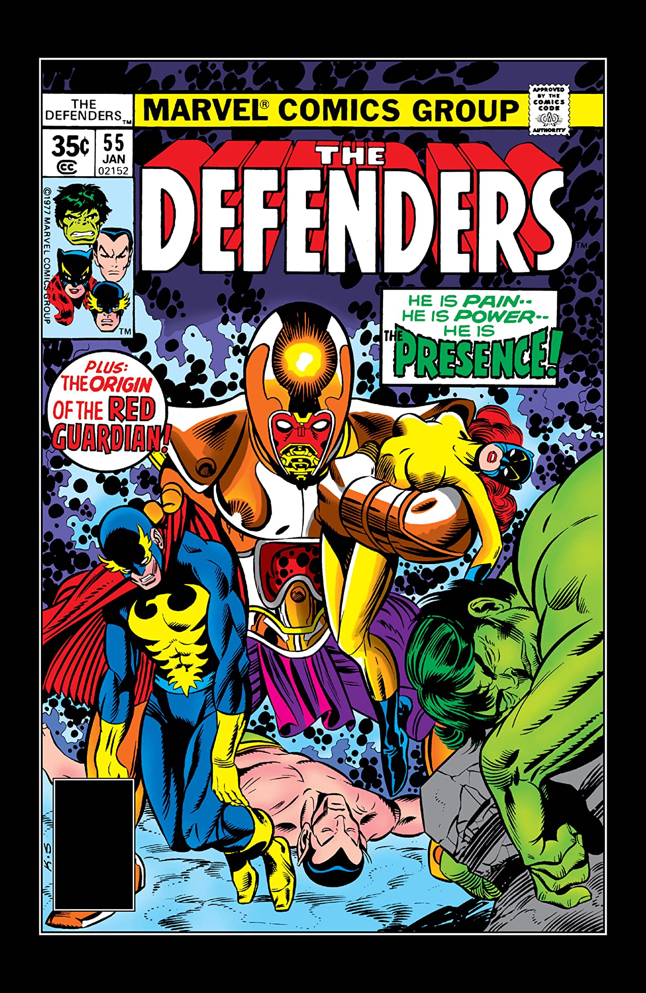 The Defenders #55 cover