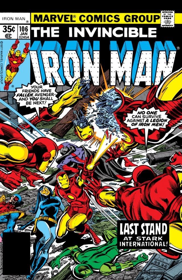 Iron Man #106 cover