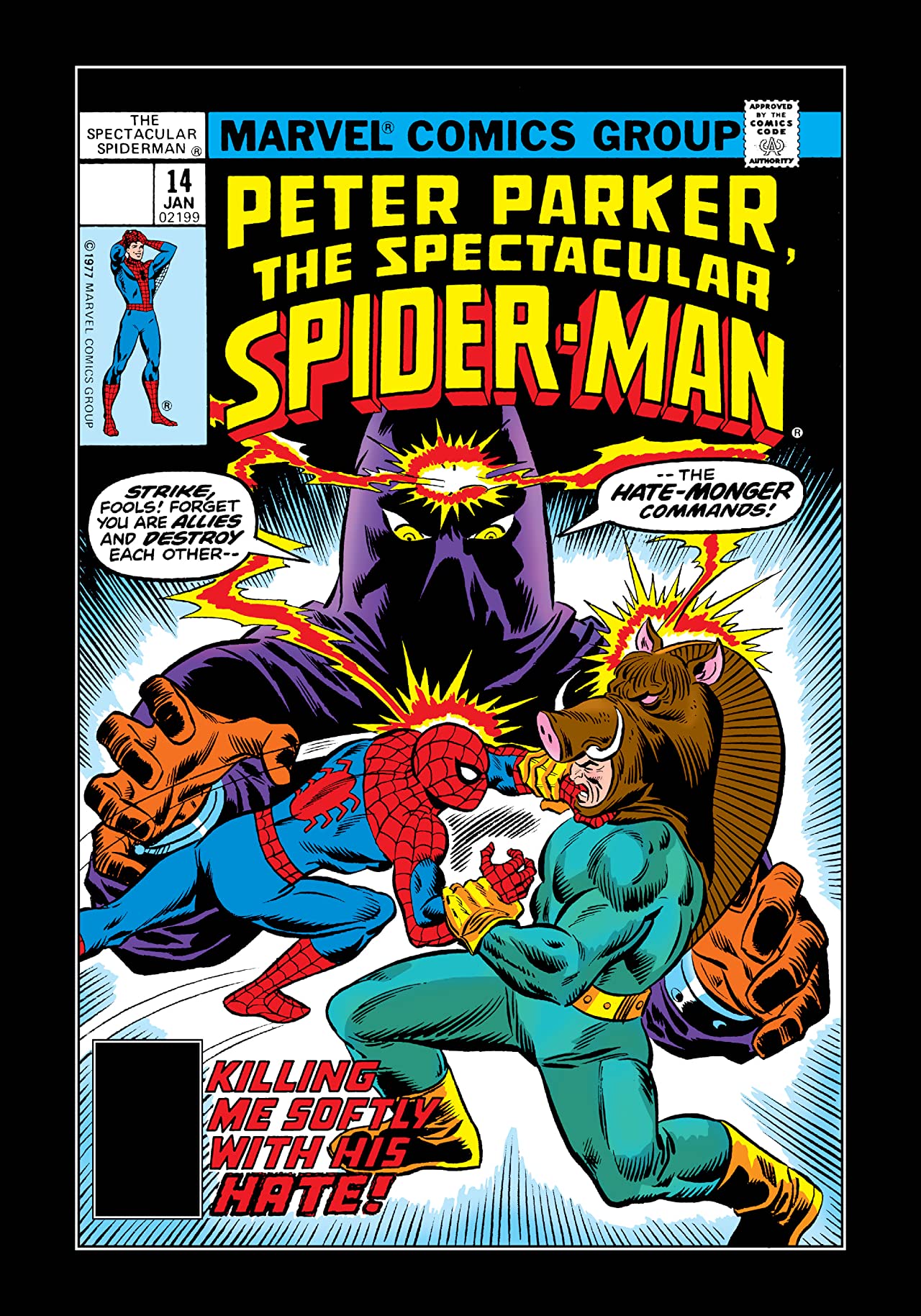The Spectacular Spider-Man #14 cover