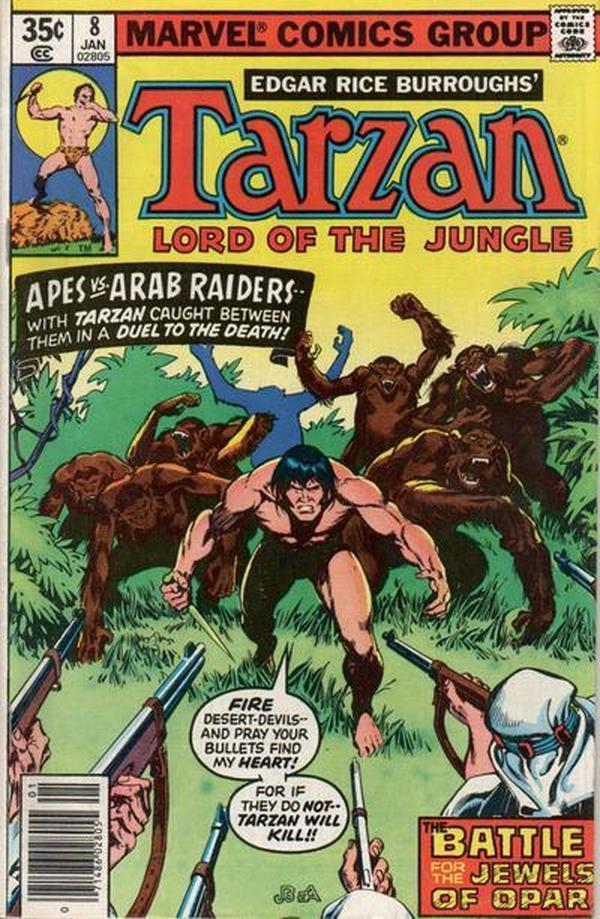 Tarzan #8 cover