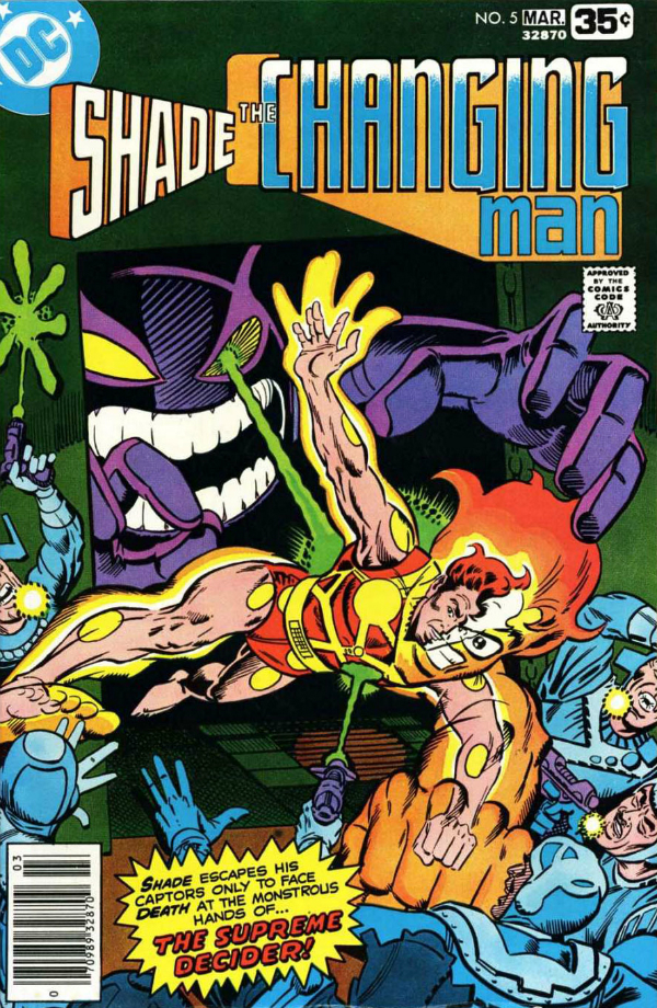 Shade, the Changing Man #5 cover