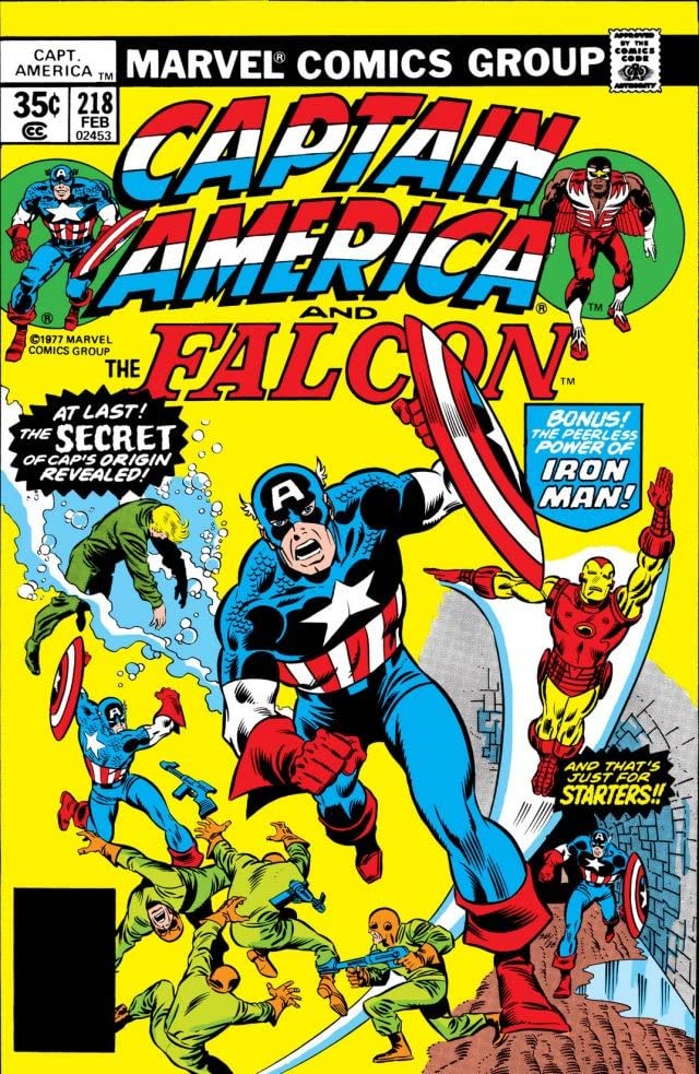 Captain America #218 cover