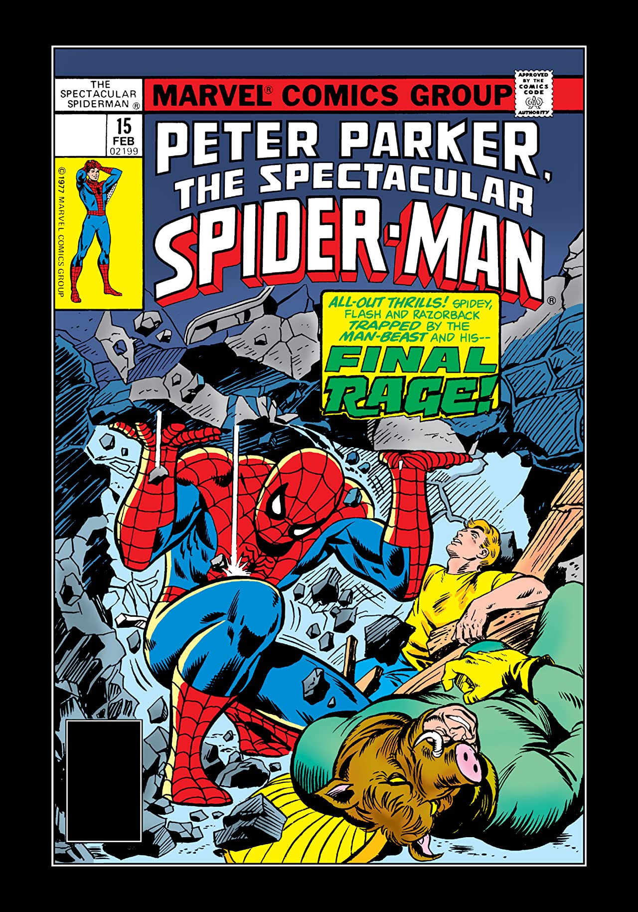 The Spectacular Spider-Man #15 cover